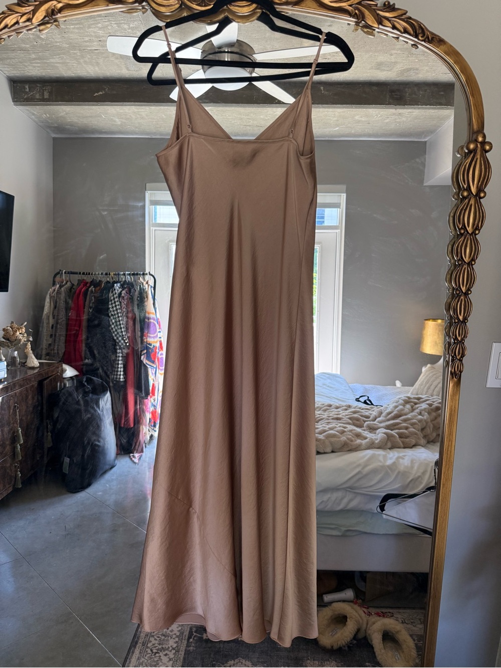 Wilfred Silky Champagne Slip Dress - Picture 4 of 7